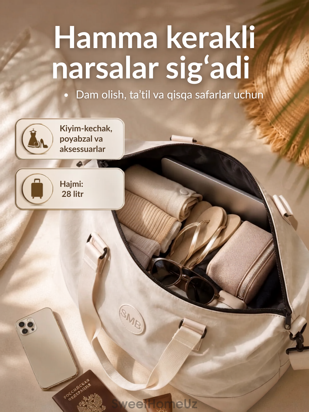 FItnes, basseyn, sayohat uchun mo‘ljallangan sport yo‘l sumkasi, qo‘l yuki