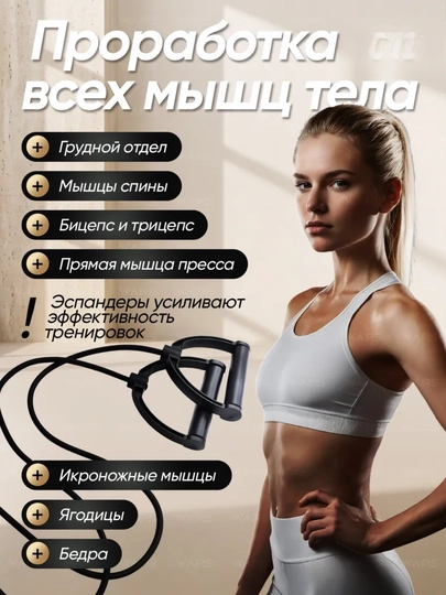 Степпер для дома до 100 кг с дисплеем и эспандерами компактный тренажёр
