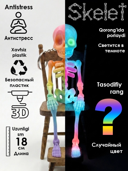 Harakatlanuvchi skelet figurasi - 