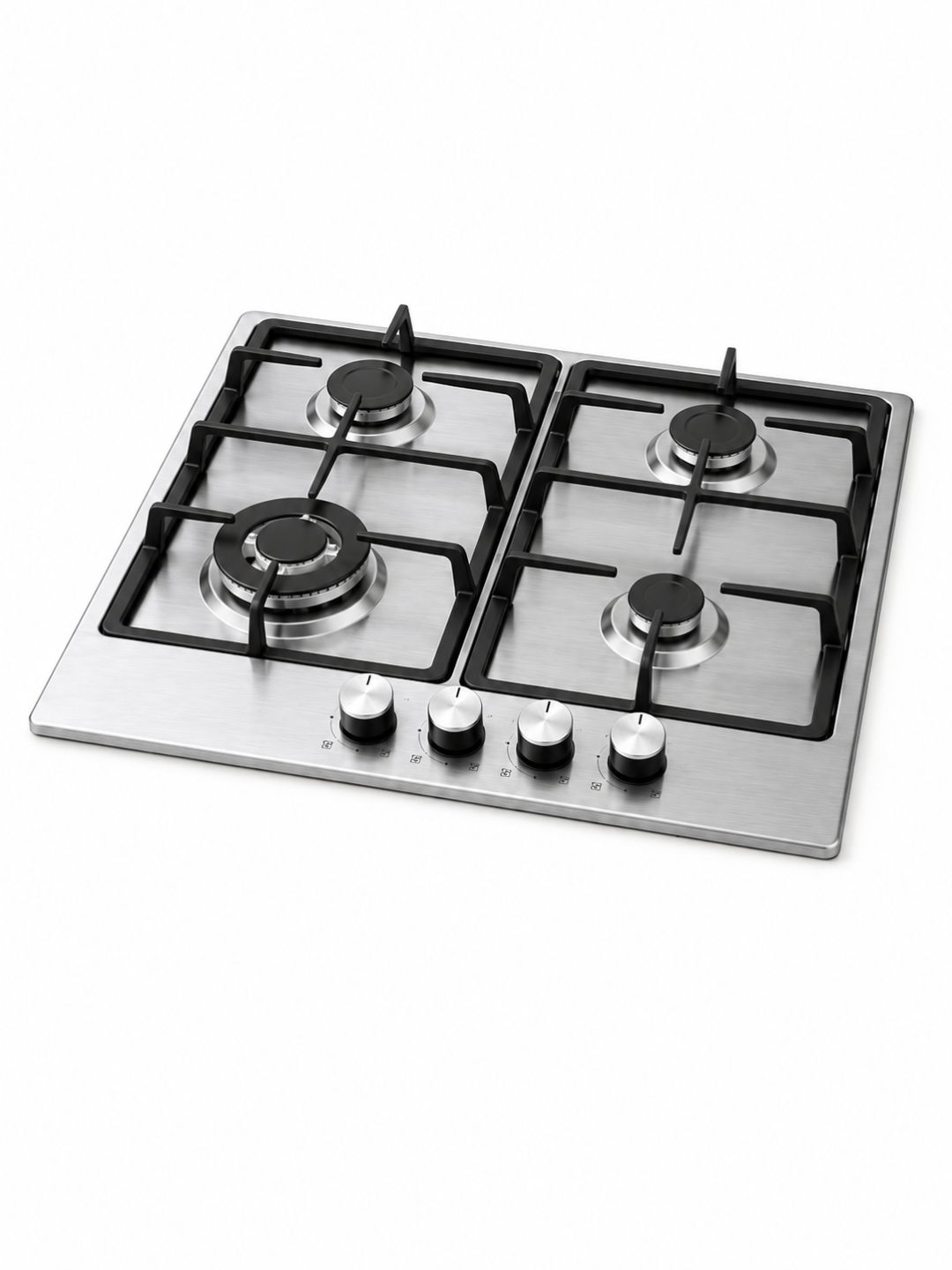 Газовая варочная панель MAGNA M604G0MZ35S, 4 конфорки, 60 см, нержавеющая сталь