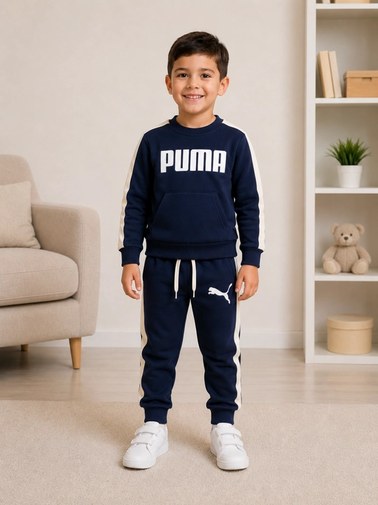 PUMA bolalar sport kostyumi 5, 6, 7 yosh o‘g‘il bola issiq triko kundalik kiyim - 