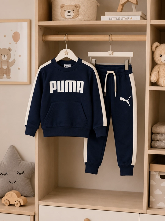 PUMA bolalar sport kostyumi 5, 6, 7 yosh o‘g‘il bola issiq triko kundalik kiyim
