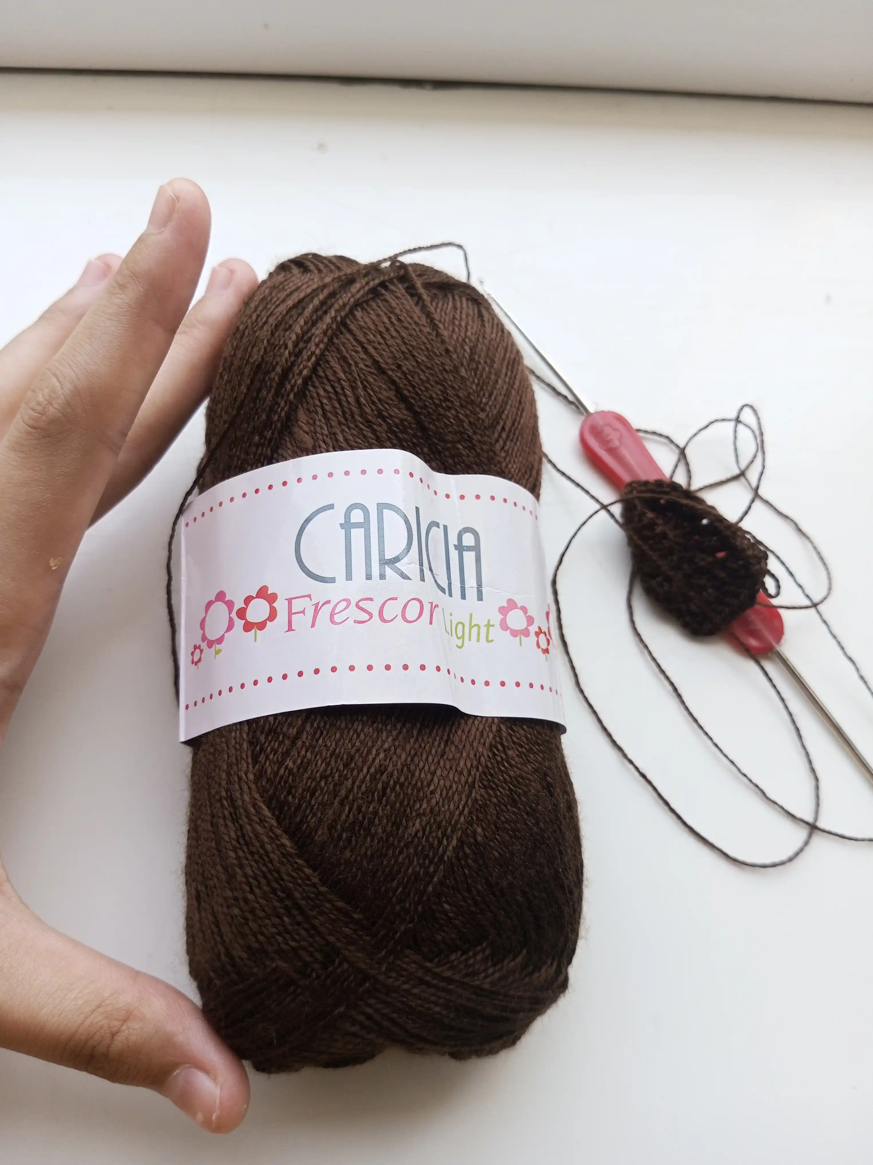 To'quv ipi Caricia - 375 m, 75 g, 100 % akril, qadoqda 1 dona