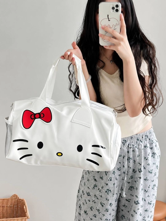 Hello Kitty sayohat sumkasi, sport va yo‘l sumkasi, 45×32×17 sm
