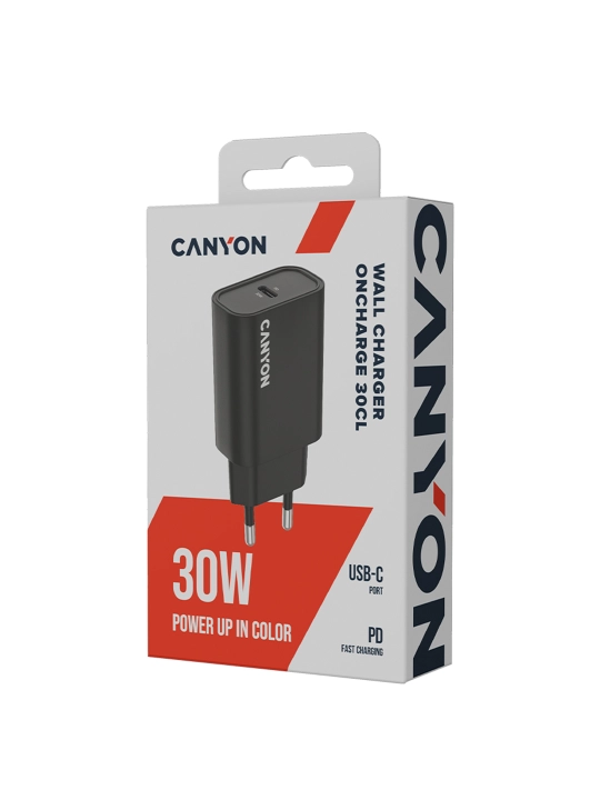 Tarmoq zaryadlash qurilmasi Canyon OnCharge 30CL, Type C, PD 30W