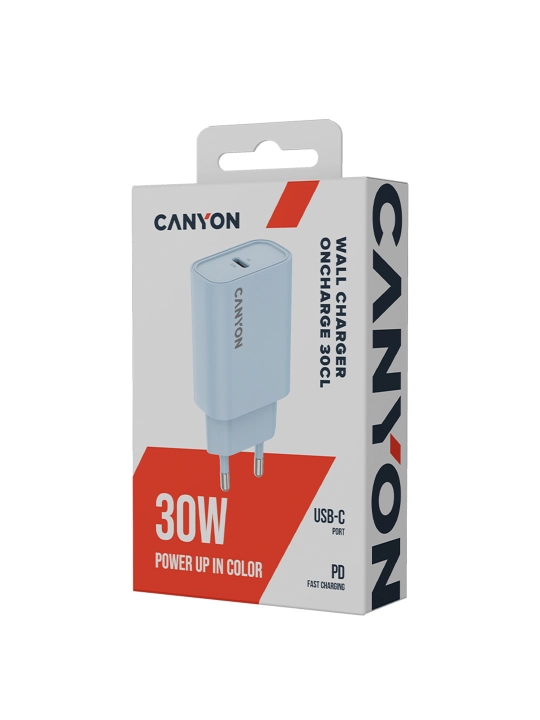 Tarmoq zaryadlash qurilmasi Canyon OnCharge 30CL, Type C, PD 30W