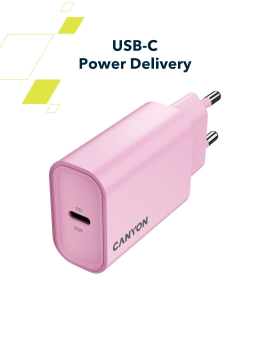 Tarmoq zaryadlash qurilmasi Canyon OnCharge 30CL, Type C, PD 30W