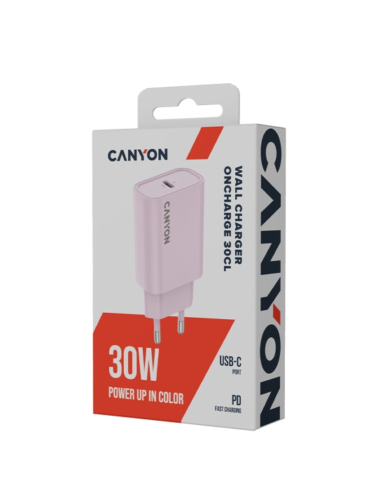 Tarmoq zaryadlash qurilmasi Canyon OnCharge 30CL, Type C, PD 30W