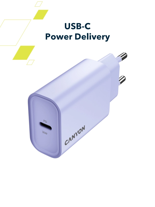 Tarmoq zaryadlash qurilmasi Canyon OnCharge 30CL, Type C, PD 30W