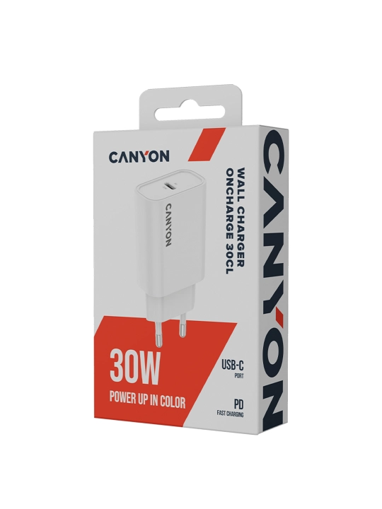 Tarmoq zaryadlash qurilmasi Canyon OnCharge 30CL, Type C, PD 30W