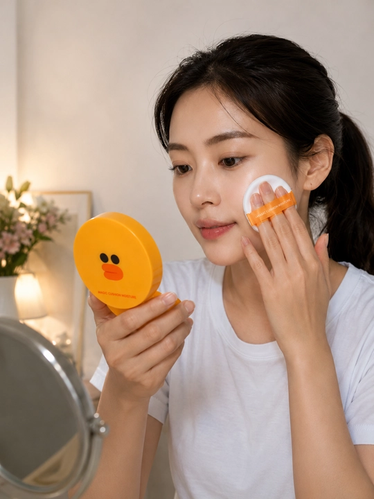 Кушон тональный крем-пудра Magic Cushion SPF 50, BB крем, с запасным рефилом, 15 г