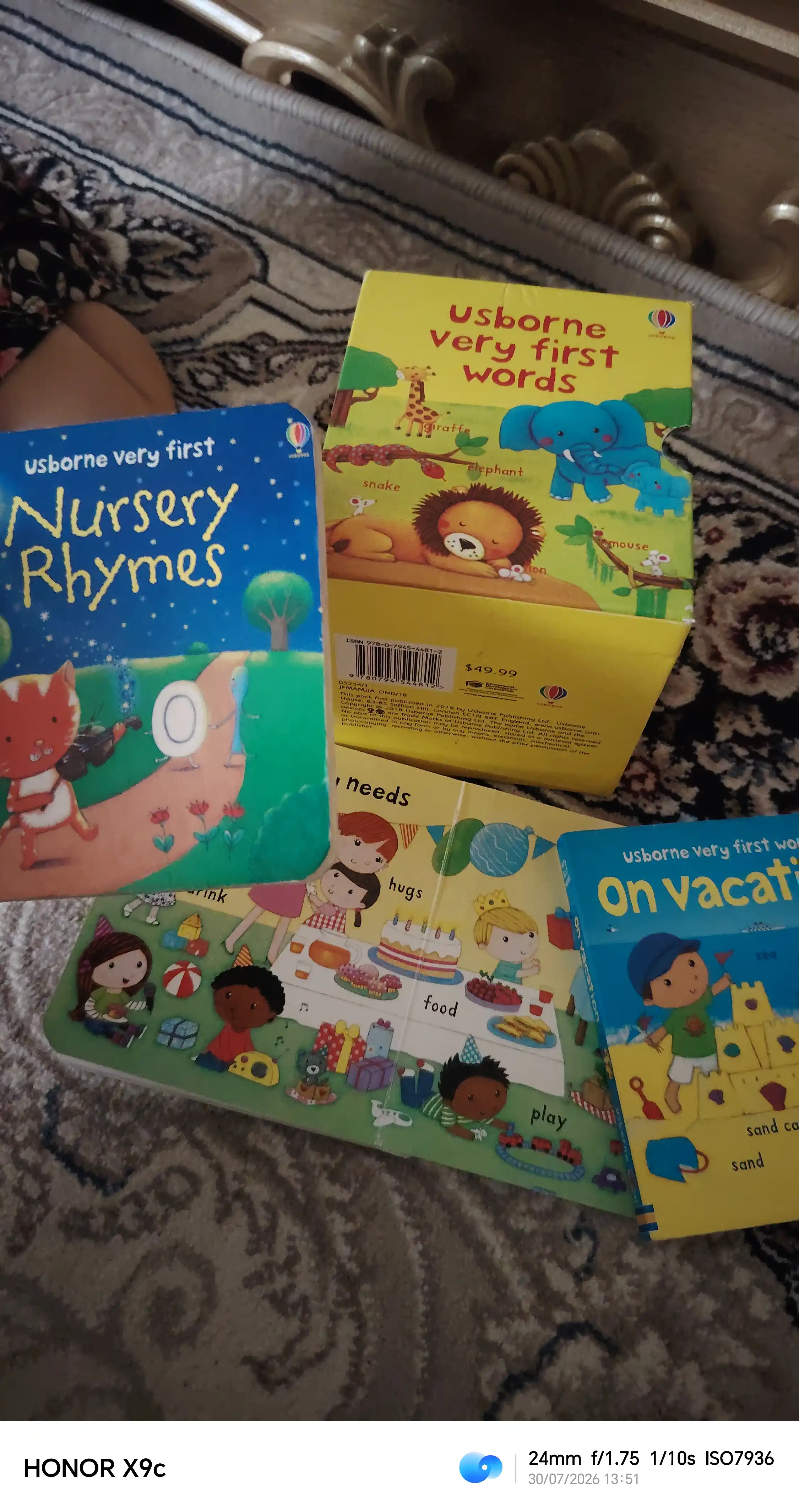 Набор Usborne Картонные Книжки  very first Words Мои самые первые слова