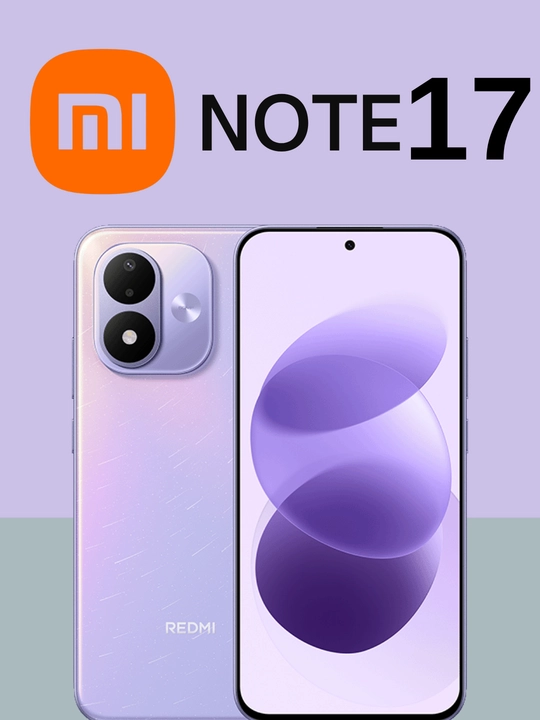 Redmi Note 17 4 г, 7700 мАч, 45 Вт, 120 Гц AMOLED, Snapdragon 6s Gen 2 - 