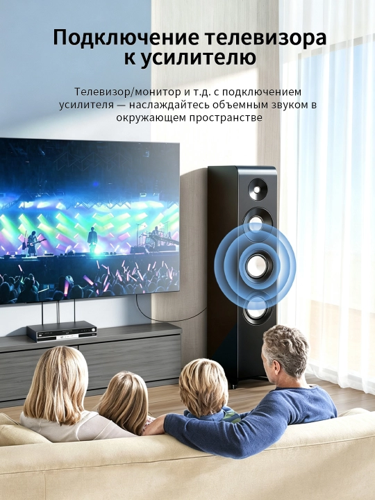 2RCA audio kabeli oltin qoplamali qotishma TV/DVD uchun