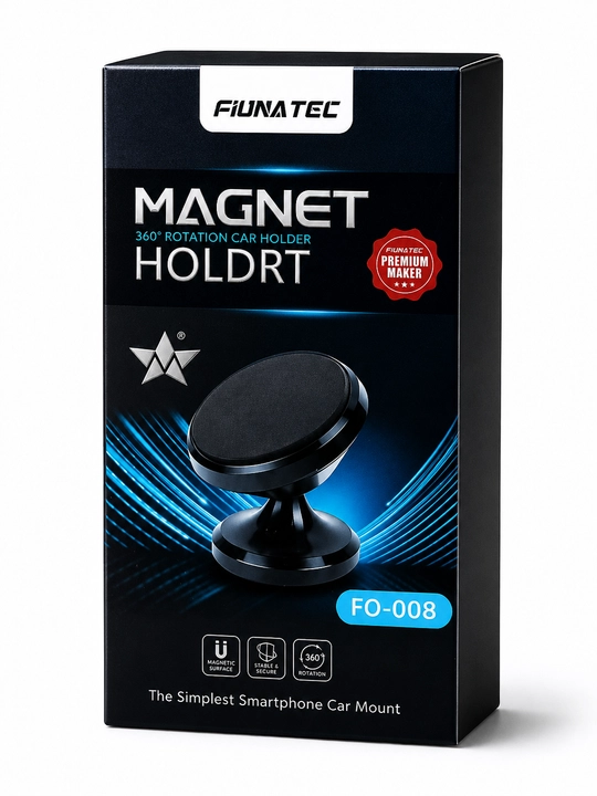 FIQNATEC Magnet Holdrt FO-008 – 360° aylanadigan magnit avtomobil telefon ushlagichi
