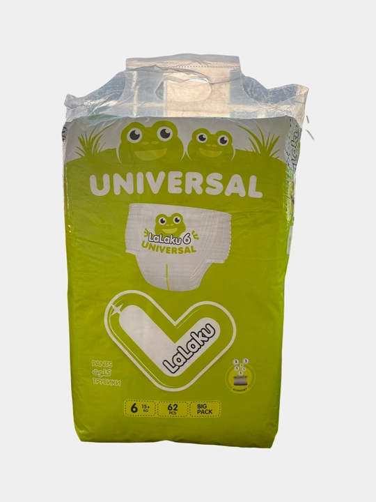 Подгузники трусики Universal, 6 размер, 62 штук, 15+ кг - 