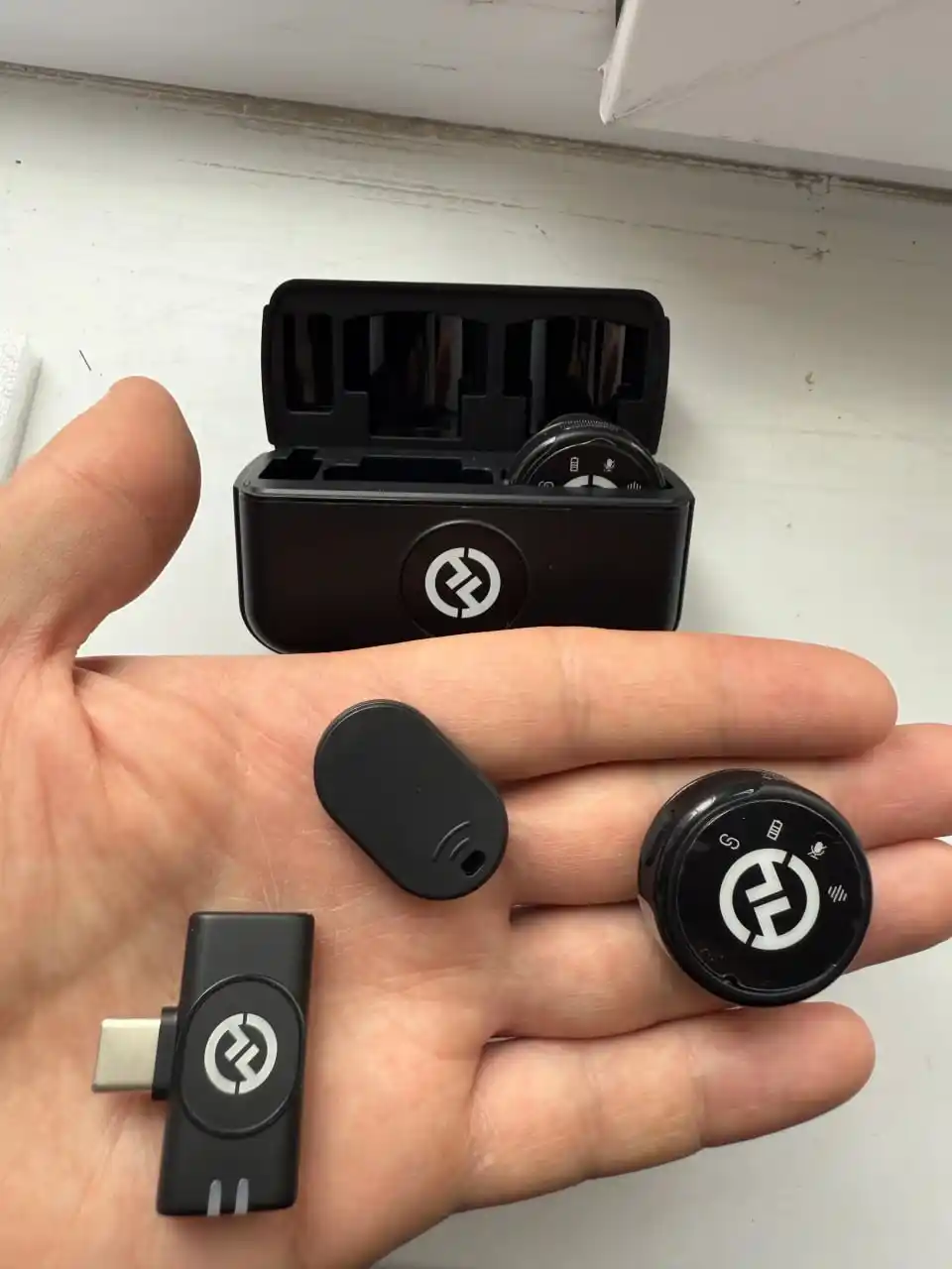 Simsiz professional ilmoqli mikrofon (USB-C)