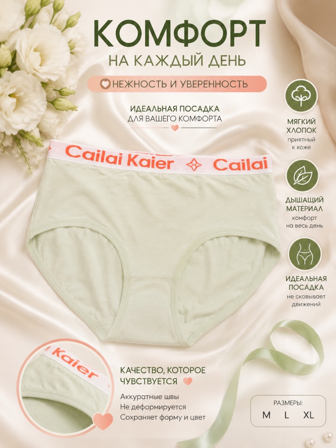 Красивые женские трусики для девушек и женщин - 