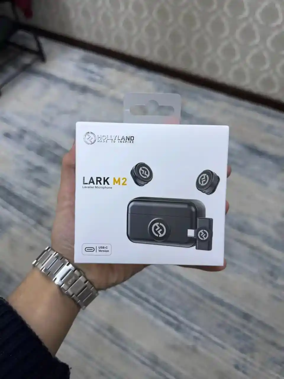 Simsiz professional ilmoqli mikrofon (USB-C)