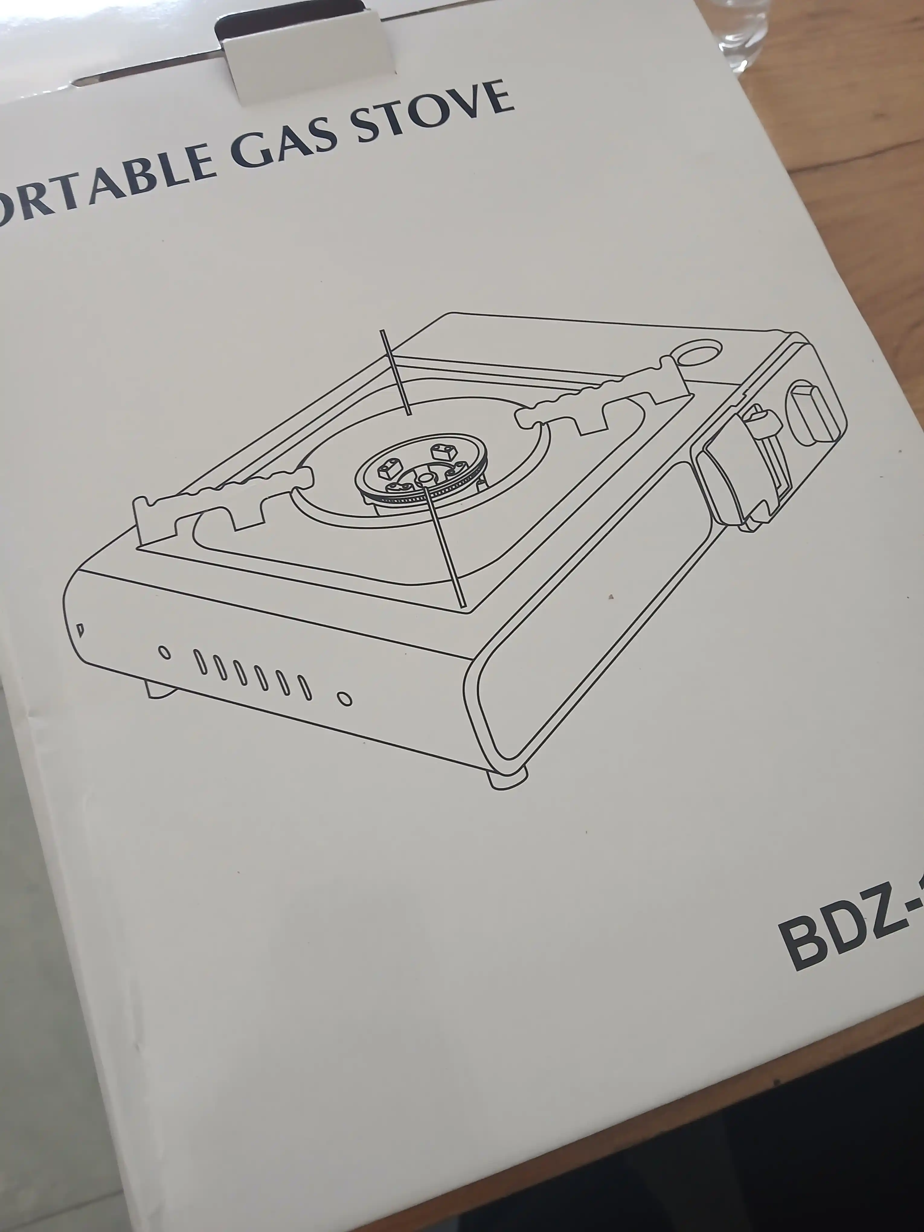 Portativ gaz plitasi Contiki BDZ-155A sayohat va piknik uchun ixcham gaz pechi