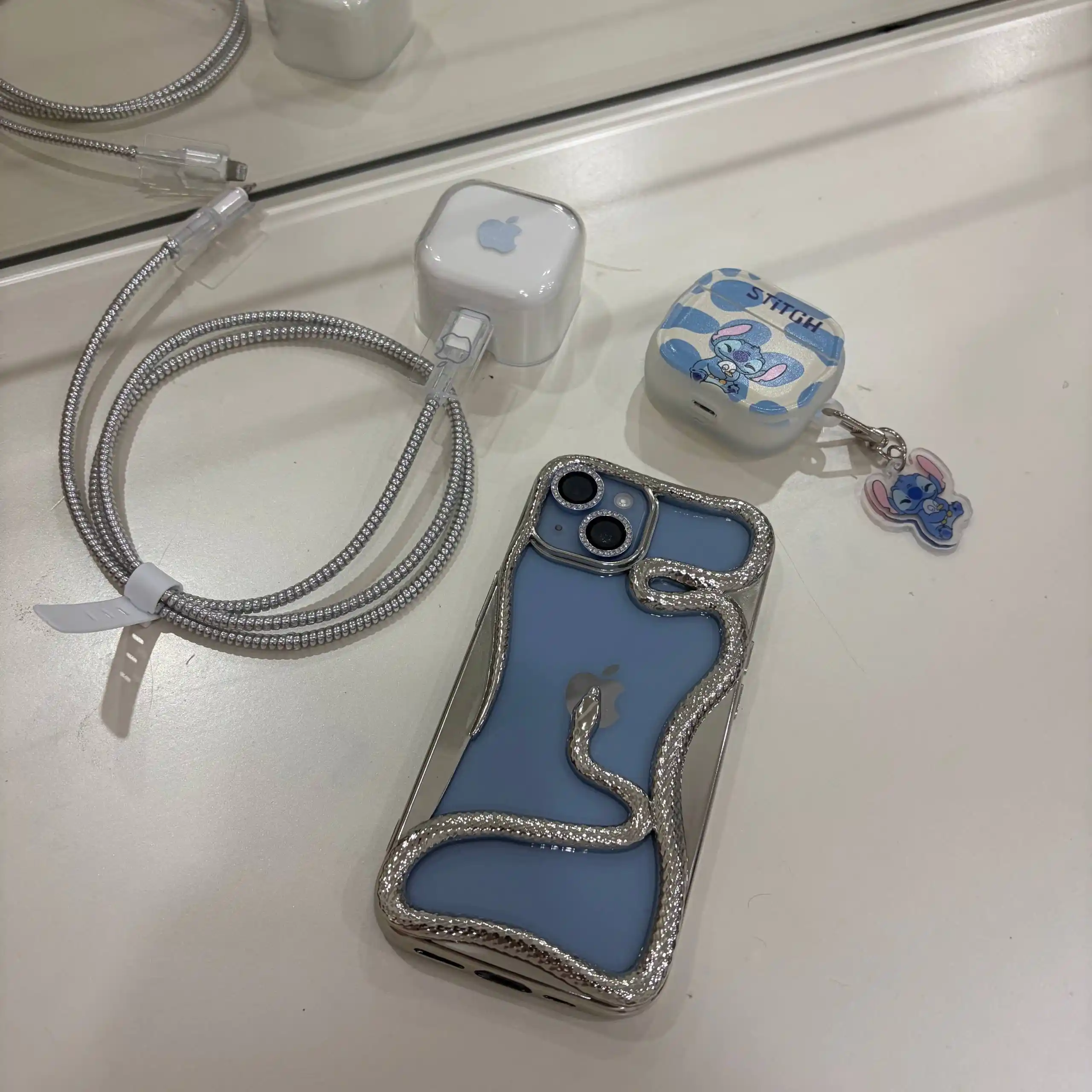 Чехол для iPhone 11, 12, 13, 14, 15, 16, 17, Pro, Pro Max, Plus Змея