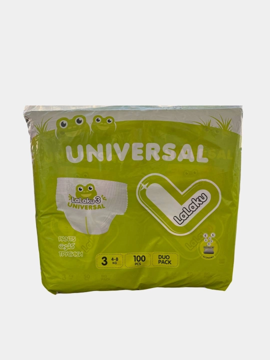 Подгузники трусики Universal, 3 размер, 100 штук, 4-8 кг - 