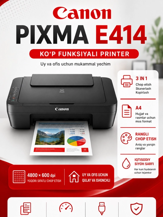 Printer Canon PIXMA E414 - 