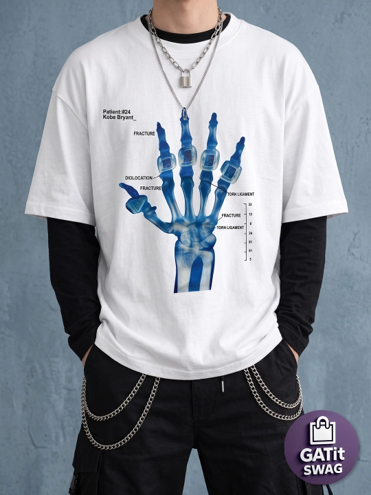Futbolka oversize Y2K