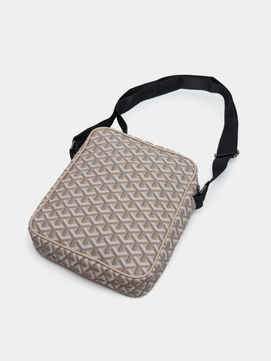 Мужская сумка через плечо, в стиле Goyard