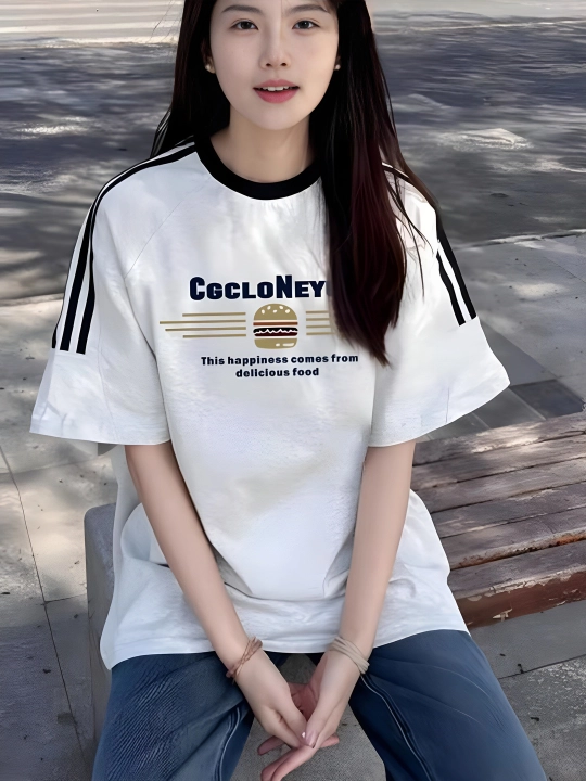 Oversize futbolka, аyollar kiyimlari, koftalar, futbolkalar ayollar uchun, y2k, fudbolka
