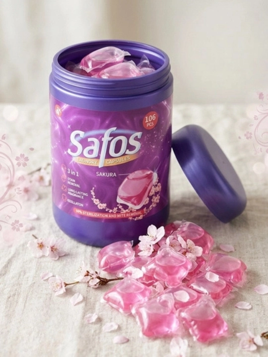 Капсулы для стирки для белого, черного и цветного белья, Ocean, Lavender, Blossom, Baby