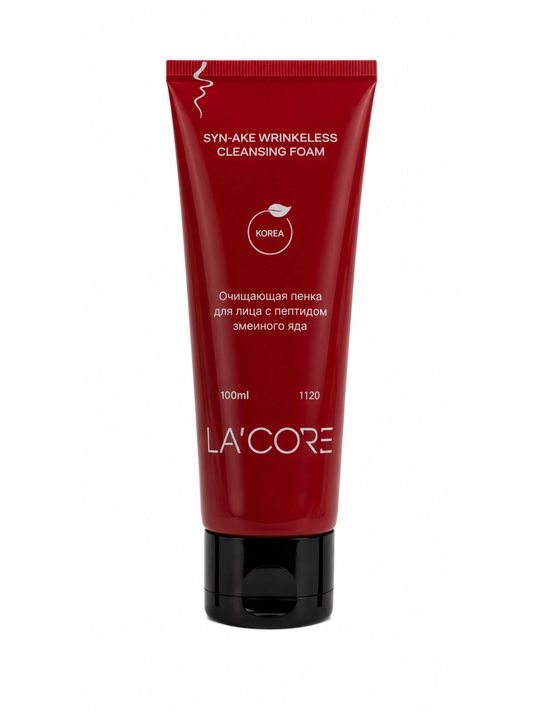 LA’CORE "Ilon zahari" yuvish ko‘pigi, 100 ml, barcha teri turlari uchun mos keladi