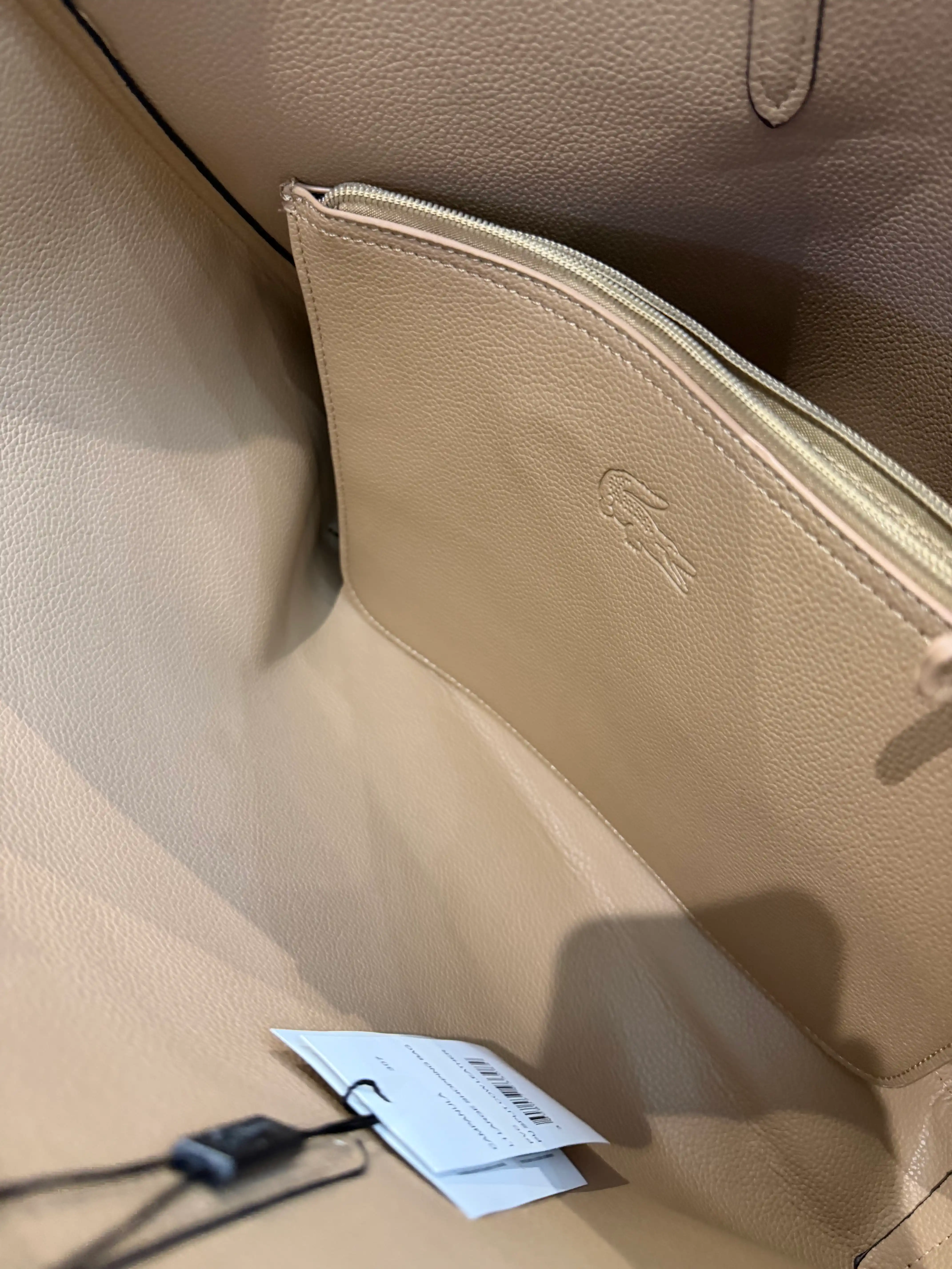 Сумка в стиле Lacoste, кросс-боди, плечевая модель + двусторонний кошелек