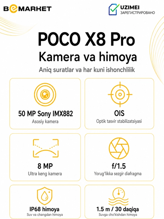 Смартфон Poco X8 Pro 5G