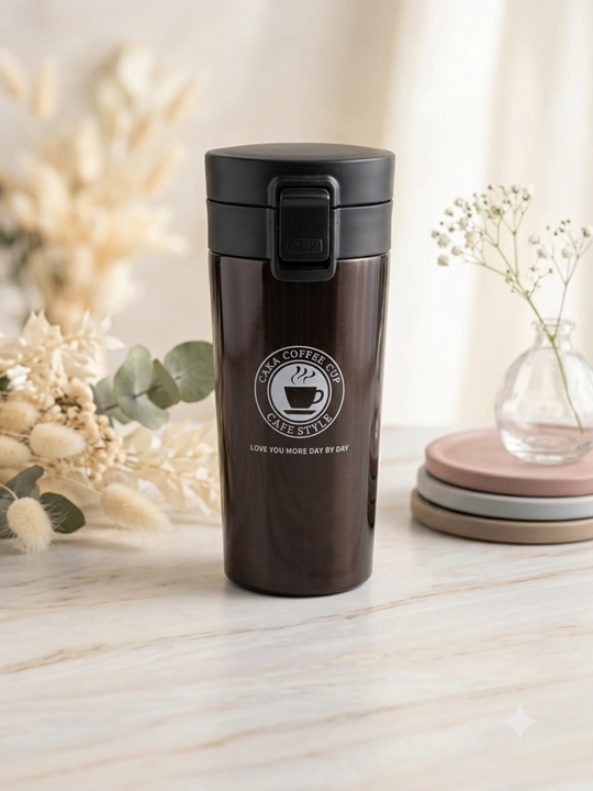 Termos. Termostakan germetik, zanglamaydigan po'latdan, 400 ml