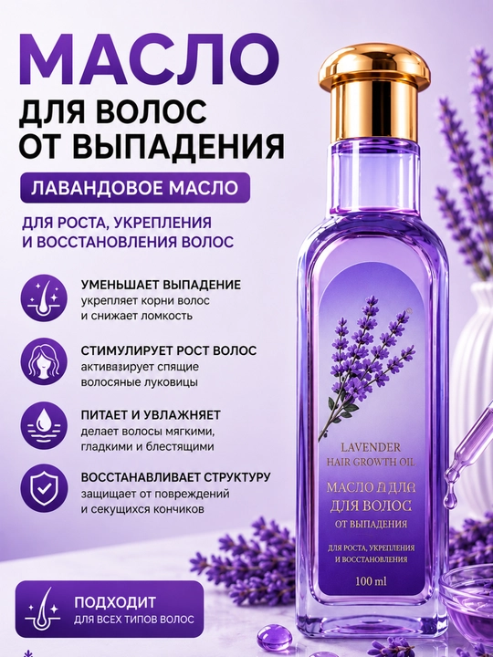 Soch to‘kilishiga qarshi soch moyi, 190 ml - 
