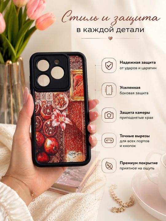Tecno Spark Go 2024, Infinix Smart 8, Infinix Hot 40i, Spark 20C, Pop 8 uchun gʻilof