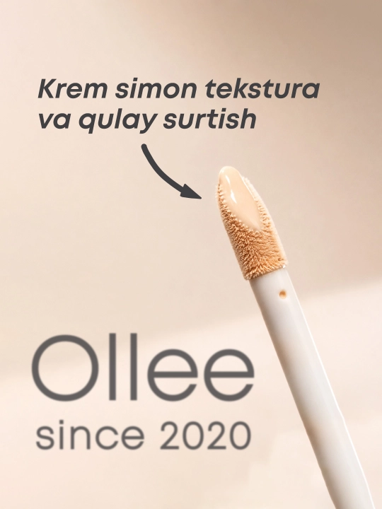 Консилер для лица увлажняющий OLLEE, 4.5 мл, для маскировки тёмных кругов и пятен