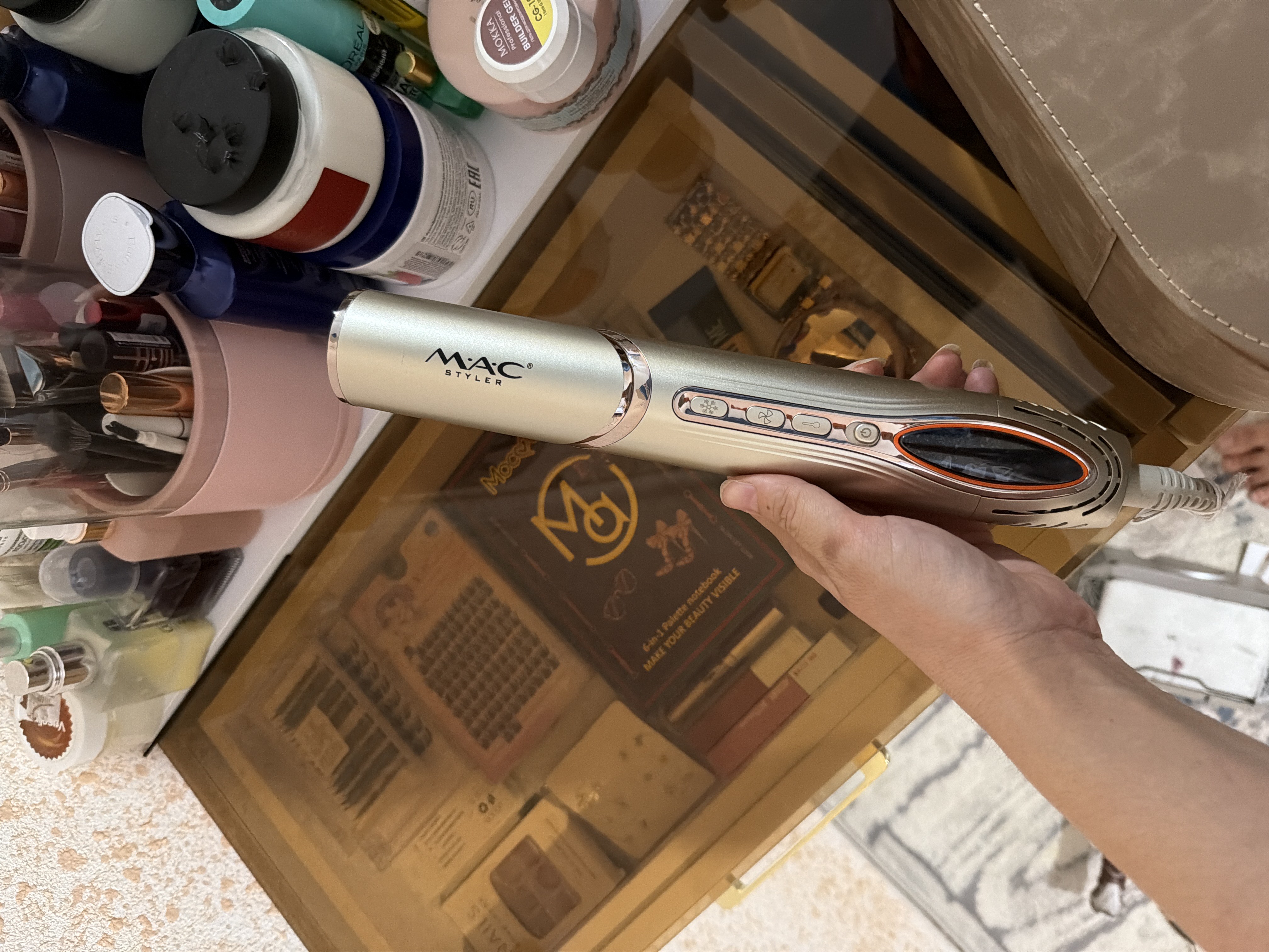 Фен для волос MAC styler MC-6766, 6 в 1, воздушная укладка и автоматическая плойка