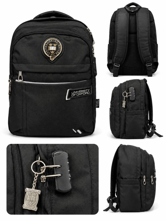 Школьный рюкзак с кодовым замком, мягкой анатомической спинкой и несколькими отделениями