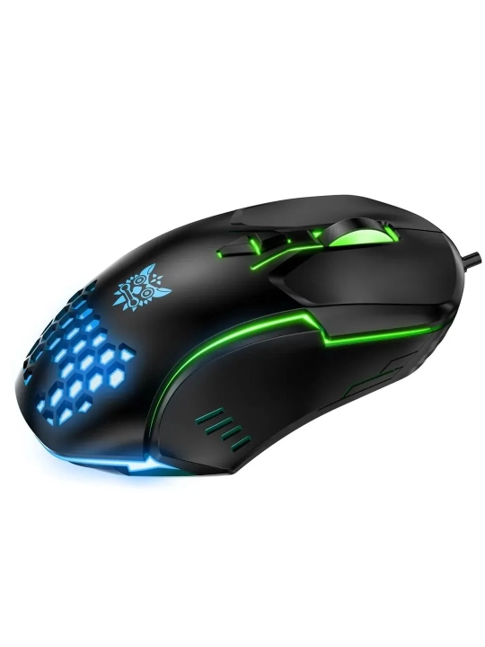 ONIKUMA CW902 RGB simli o'yin sichqonchasi, USB, optik, 6400 DPI gacha, 7 ta tugma