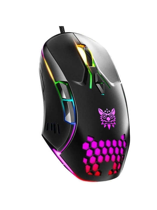 ONIKUMA CW902 RGB simli o'yin sichqonchasi, USB, optik, 6400 DPI gacha, 7 ta tugma