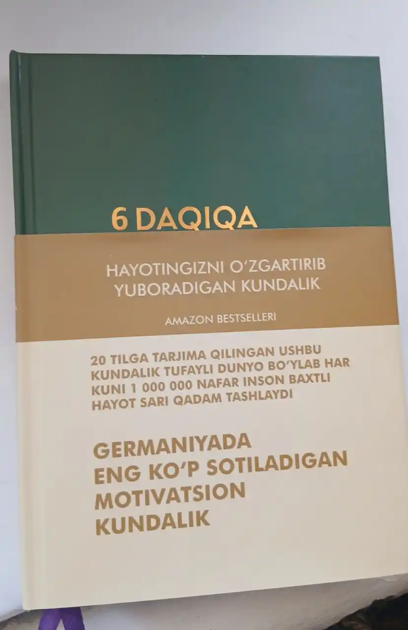6 daqiqa — motivatsion kundalik
