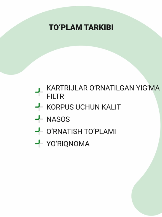Kafe va restoranlar uchun ixcham Geyser Line 1500 teskari osmos tizimi, sutkasiga 1500 l