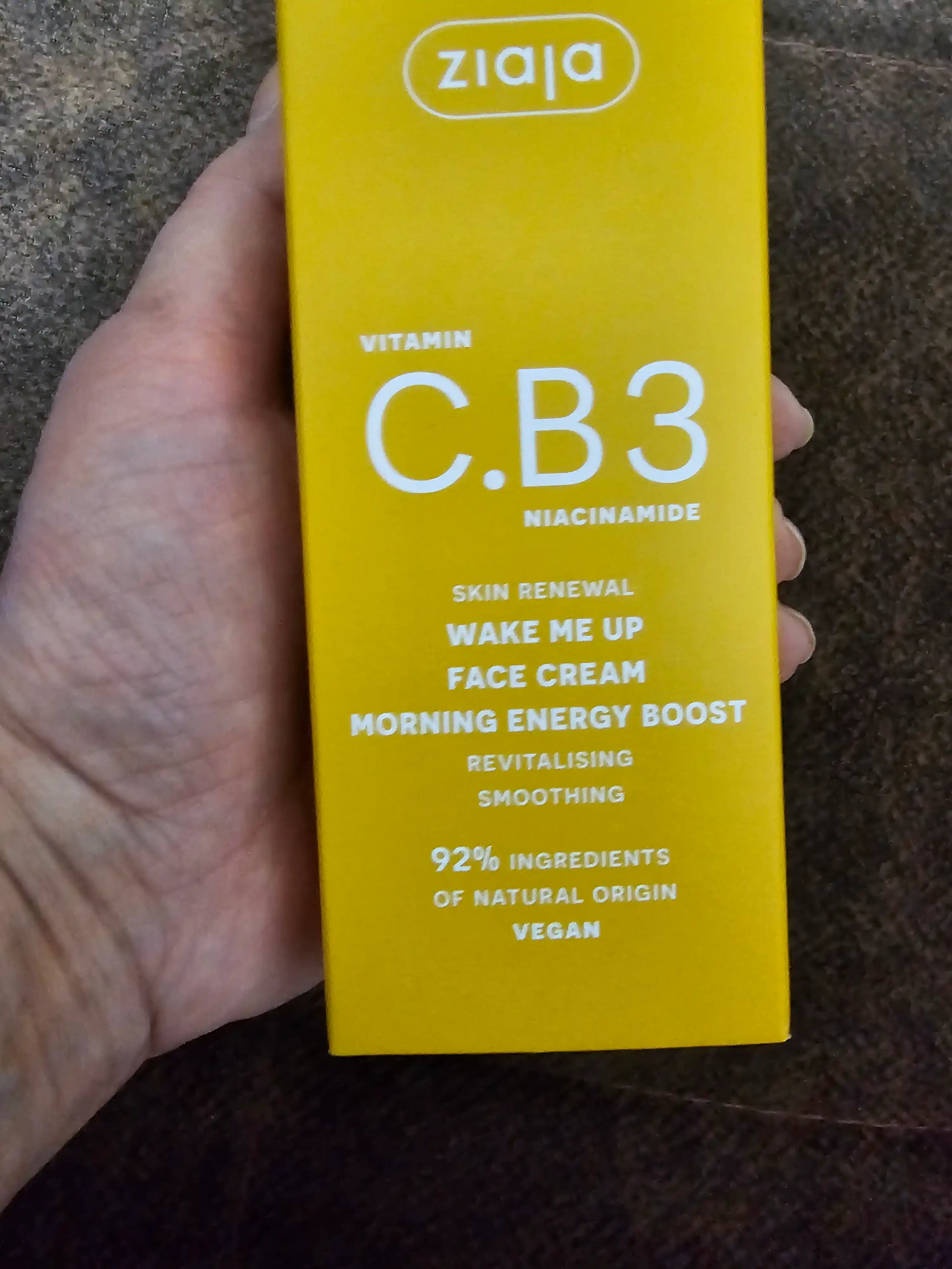 Крем для лица с витамином C Ziaja Vitamin C.B3 Wake Me Up, с ниацинамидом, 50 мл