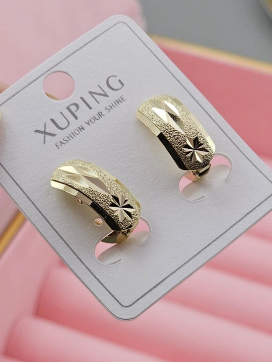 Женские серьги золотого цвета, бренд Xuping - 
