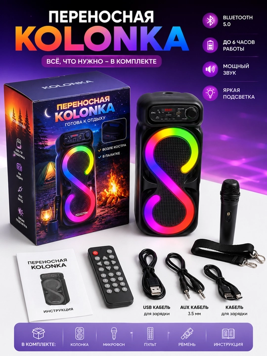 ZQS4270M simsiz Bluetooth kolonka