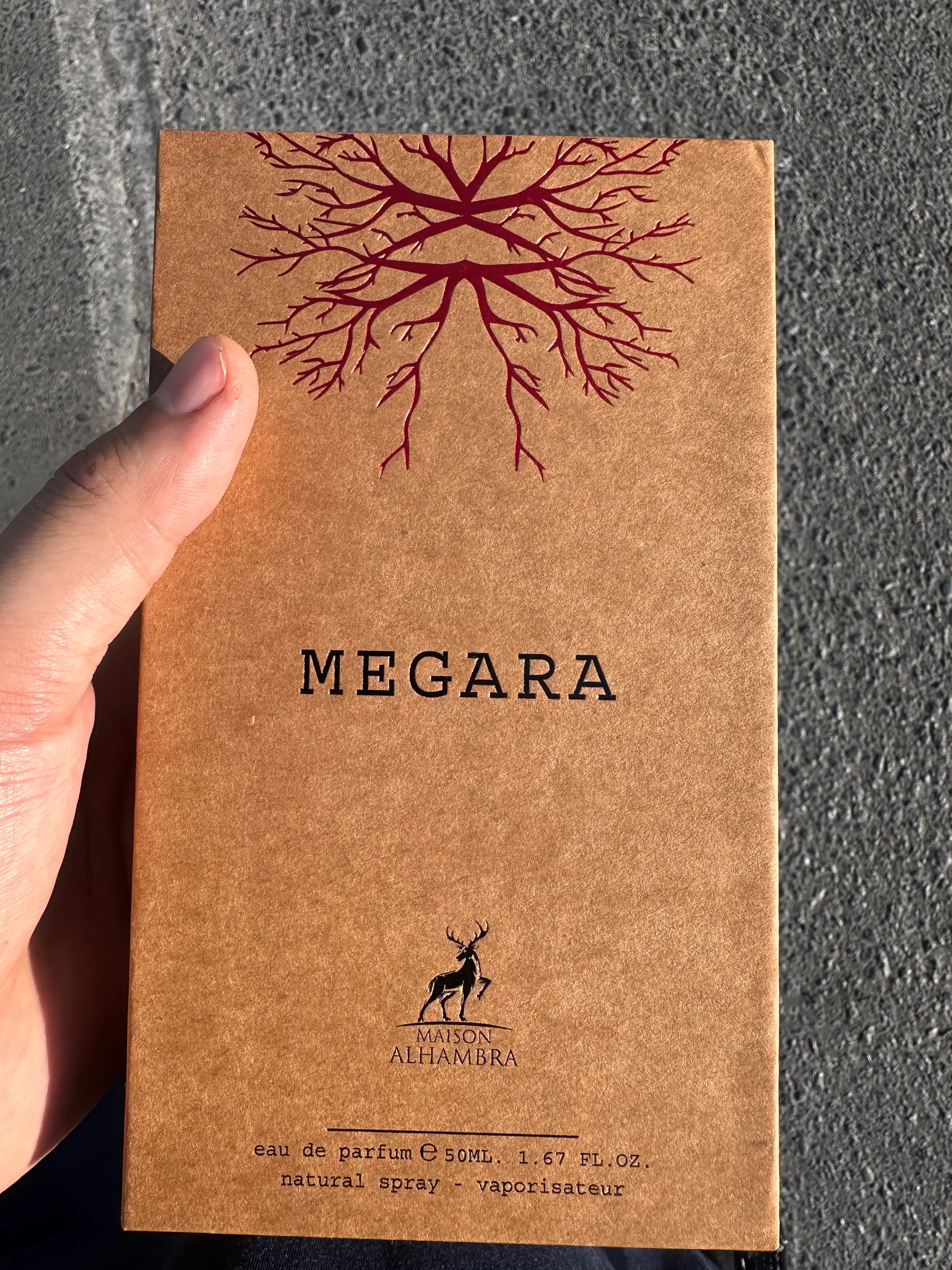 Parfyumlangan suv MEGARA ALHAMBRA EDP0, 50 ml