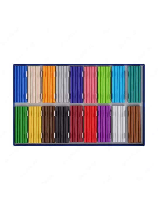 Plastilin Gamma Classic, 18 xil rang, 360 g
