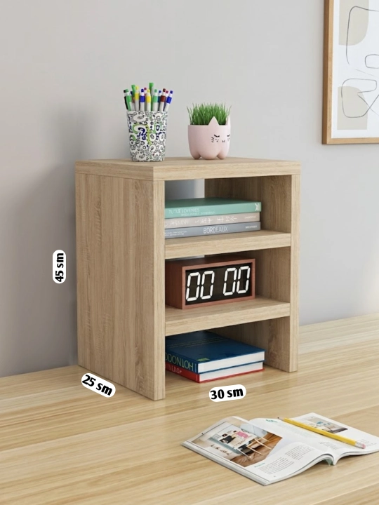 Stol usti uchun ko‘p qavatli organizator tokcha–kitob,monitor va ofis ucun universal stend